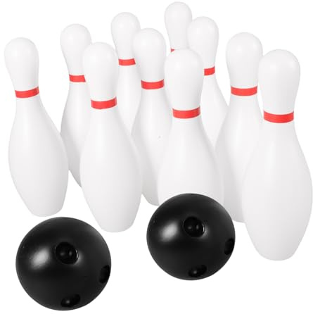 GARIOUANS Jeu De Bowling pour Garçon Fille Plastique Boules Et Quilles Colorées Activité De Loisir Intérieur pour Tout-Petits Et Jeunes Garçon Fille