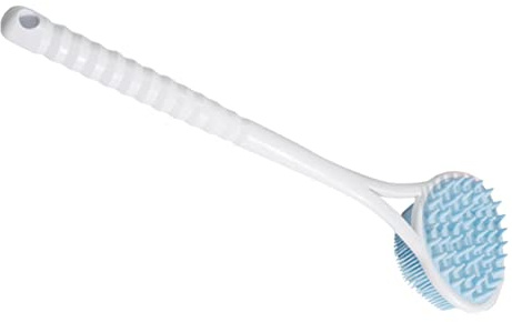 VALICLUD Spazzola da Bagno Manico in Silicone per Esfoliazione Corpo, Texture Confortevole, Accessorio Bagno per Doccia e Pulizia Schiena
