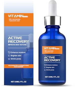 Siero per il viso alla vitamina C, 30 ml, essenza viso illuminante e idratante con acido ialuronico e niacinamide, migliora l'elasticità e la luminosità della pelle