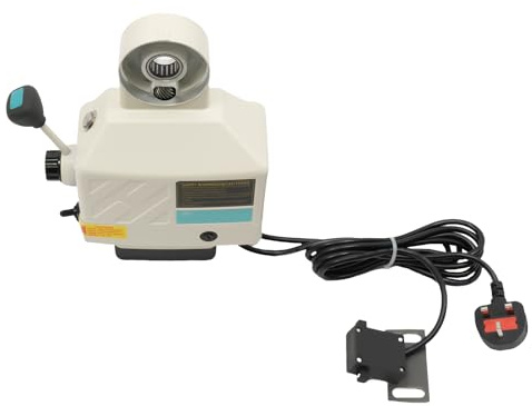 Power Feed for Milling Machine, 95W Milling Machine Power Feed Device for Bridgeport Knee Type Mills, Power Feed X-Axis for Milling Machine, 0-190RPM Adjustable Speed Power Table Power Feed Device