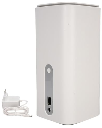 Gugxiom Routeur 5G avec Emplacement pour Carte SIM, Prise en Charge du Modem 5G Haute Vitesse pour NSA SA, Routeur CPE sans Fil Double Bande WiFi 6 4,67 Gbit/s pour Une Utilisation (Prise UE)