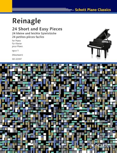24 kleine und leichte Spielstücke: Für den ersten Unterricht am Klavier. Klavier. (Schott Piano Classics)