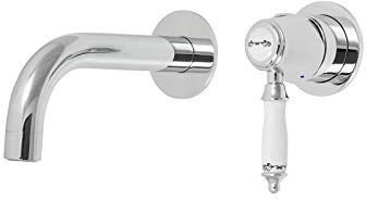 Welfenstein Nostalgie 2-Loch Unterputz Armatur 2L-NX-14 (Ausladung 14 cm) - verschiedene Auslauflängen verfügbar