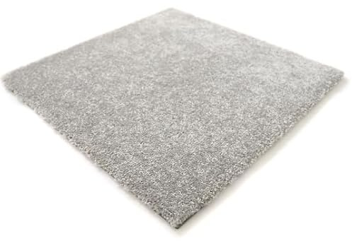 Dalle Moquette Velours - Gris Clair - Paquet de 3 m²