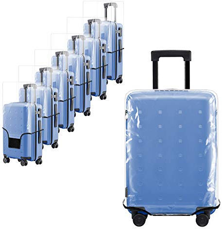 Uktunu Koffer-Abdeckungen 28 Zoll Transparent Gepäck Cover PVC-Material Reisekoffer-Schutzhülle Kofferschutzhülle Schutzhülle Wasserdicht Waschbar Kratzschutz