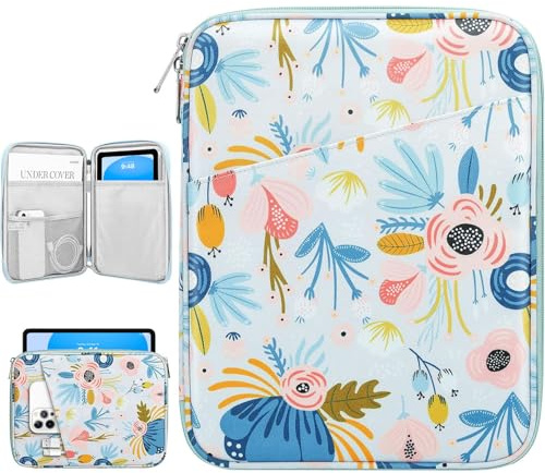Dadanism 9-11 Custodia Protettiva Borsa Tablet Per iPad 10a Gen 10,9, iPad (A16) 11, iPad Pro 11, iPad Air 11, iPad 9/8/7a Gen 10,2, iPad Air 5/4, Galaxy Tab A9+ 11, Tab M11 11,Estate Blu