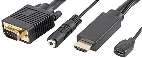 Pro Signal PSG3268 HDMI to VGA Converter Lead, 2m Black
