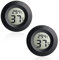 2 Pieces of Electronic Thermometer And Hygrometer, Temperature and Humidity Monitor, Can be Switched to Celsius/Fahrenheit, Used to Measure Indoor and Outdoor Temperature and Humidity (Black)