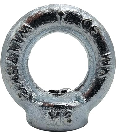 Yourkon Ringmutter | M6 bis M30 | DIN 582 | gal. verzinkt | Ring & Kranöse | Augemutter (5, M6)