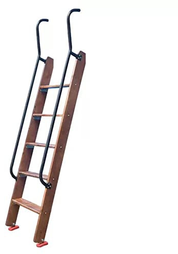 Scala a castello a castello in legno per interni, scala di sostituzione domestica per letto a castello, scala a castello per camper senza slip con corrimano di sicurezza, scale a doppia salita