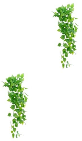 PRETYZOOM 2pcs Artificial Rattan Vines Wedding Decor Imitation Hanging Plant Boho Decor Rustic Party Decoration