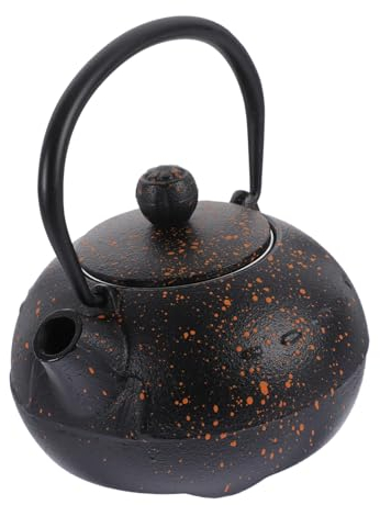 Théière en fer Théières rétro Bouilloire sifflante Bouilloire à thé antique Bouilloire à thé japonaise Cafetière thermique Théières chinoises Théière Kungfu Pichet d'eau chaude Bureau Pot en fonte