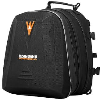SIUKE Motorrad-Hecktasche, großes Fassungsvermögen, wasserdicht, verstellbar, 20 l–28 l, vollständige Helmtasche, Motorrad-Rucksack