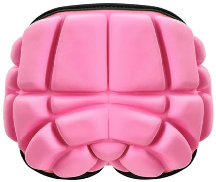 Perfeclan Equipo Protector de esquí, Almohadilla para glúteos, Almohadillas Protectoras de Cadera, cojín Protector de Cadera para Deportes al Aire Libre, Rosa, niños