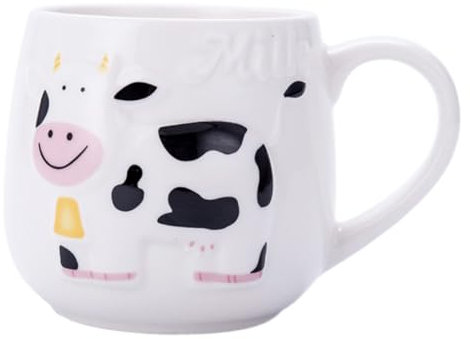 PHENOFICE 1pieza Taza De Cerámica Diseño De Para Café y Leche Para y Cumpleaños Elegante y Artesanal