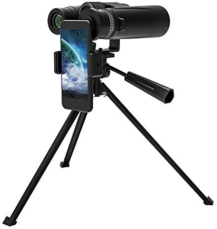 Binoculares 10x42 para observación de Aves para Adultos, Caza al Aire Libre, Viajes, Turismo para Adultos con trípode, binoculares de Alta Potencia para observación de Aves para Adultos, Caza al
