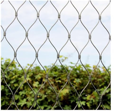 Red de seguridad de malla de acero inoxidable de 6 cm, 1,5 mm, flexible, protección contra caídas para ventanas, balcones y jaulas de animales (1 x 2 m, seguridad anticaídas)