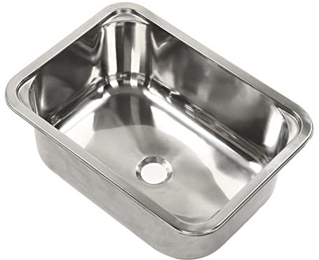 YNIYUJKL Edelstahl-Spülbecken-Set Mit Acryl-Schneidebrett, Einzelbecken Edelstahl-Bar-Spüle Wohnmobil-Spüle 304 Edelstahl-Küchen-Handwaschbecken Spülbecken-Set Wi