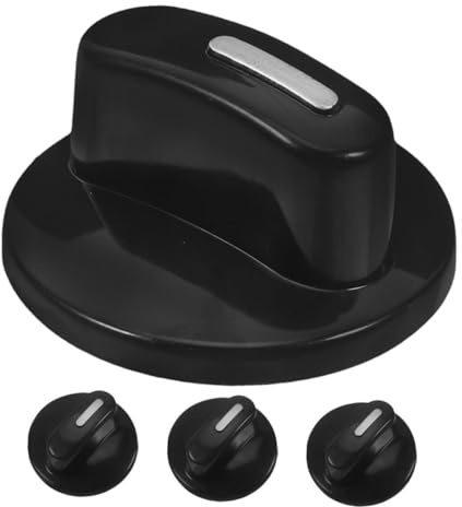 SEWACC 4pièces Boutons De Commande Pour Four Remplacement Avec d De Compatible Avec Appareils Électroménagers Pour Plaque De Cuisson Électrique Et Barbecue