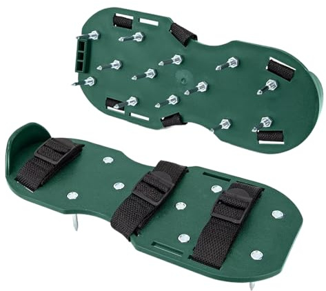 Lawn Aerator Shoes, Aerator Shoes 2x justerbar gräsluftare för gräsmatta