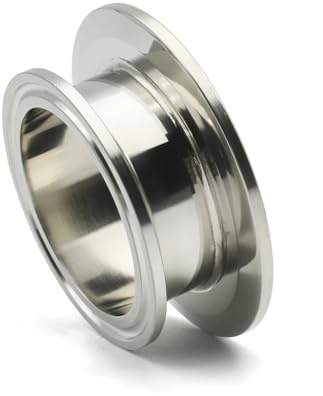 Tappo Terminale Con Flangia Di Riduzione A Tre Clip 1,5 2 3 4 Acciaio Inossidabile SS304 50, 64, 91, 119 Mm Raccordi For Tubi For Birra Domestici(3 inch x 4 inch)