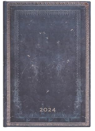 Paperblanks 12-Monatskalender 2024 Inkblot | Vertikal | Midi (130 × 180 mm)