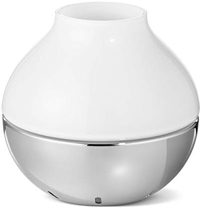 Georg Jensen HK Sturmlaterne, Edelstahl, Silber, 23 x 23 x 22,3 cm