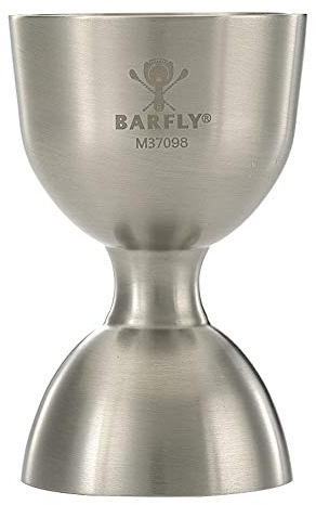 Barfly M37098 Heavy Duty Straight Rim Bell Jigger, 25 ml x 50 ml, Edelstahl