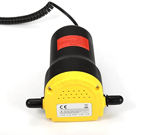 HUOLE 12V Ölabsaugpumpe, 60W Absaugpumpe, 3L/min Dieselpumpe, Kraftstoffpumpe für KFZ-Ölwechsel, Motoröl-Wechsel elektrisch, Ölpumpe Pumpe Dieselpumpe Öl elektrisch für Öl und Diesel