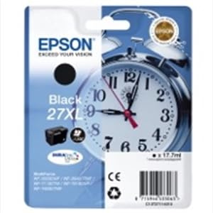 Epson Tintenpatrone 27XL Schwarz (ca. 17,7ml)