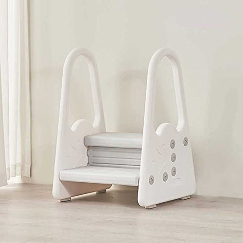 Handlauf-Tritthocker für Kinder – abnehmbare Schichten Lernhilfe für Theken, Waschbecken und Toilette – sichere Kleinkindleiter für Küche und Bad