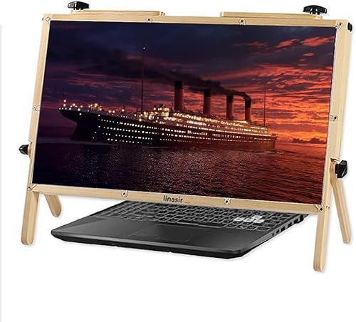 MBROS Ipad-Bildschirmlupe, Gaming-Video-Monitor-Lupe, Verstärker-Halterung für Telefon, Laptop, Laptop-Bildschirmlupe 22 Zoll – Ultraklar 3X