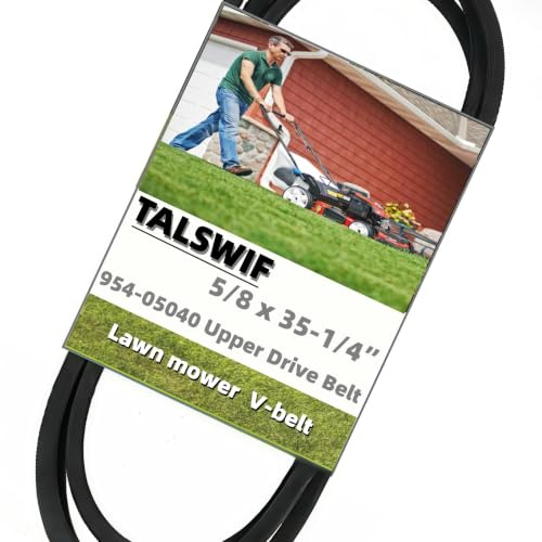 TALSWIF 954-05040 Antriebsriemen mit 5/8 Zoll x 35-1/4 Zoll Ersatz für MTD Craftsman Troy-Bilt Cub Cadet Yard Maschinen Huskee Rasentraktor & Aufsitzmäher 754-05040 954-0241 954-0241A 754-0241A