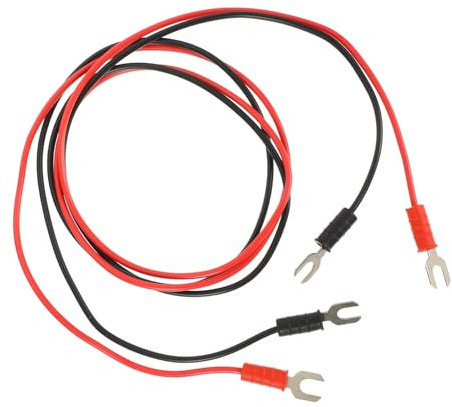 BESTonZON U-förmige Testkabel mit Doppelseitigen Steckern Stromanschlussleitung aus Pvc für Labornetzteil und Elektrotechnik Lernprojekte