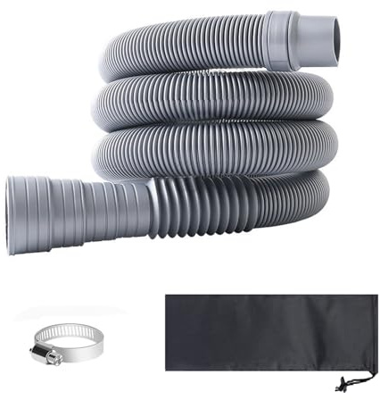 Wohnwagen-Abflussrohr, Wohnwagen-Zubehör, Wohnmobil-Abwasserschlauch, Wohnmobil-Teile und Zubehör, Wohnmobil-Abflussrohr-Adapter-Set, zusammenklappbares, flexibles und ausziehbares
