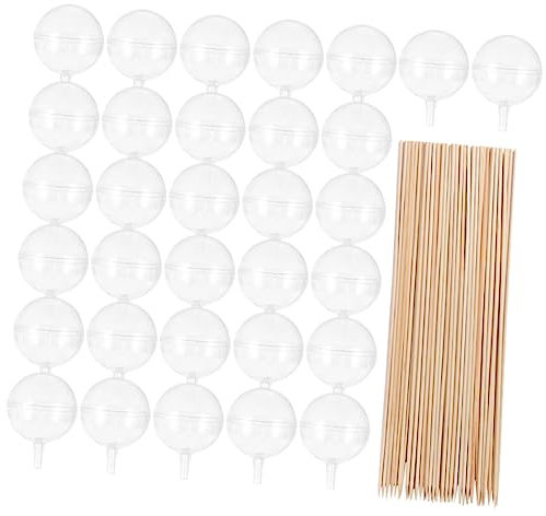 NUOBESTY 2 Sätze Cupcake-muffinhalter Zuckerwattemaschine Milchschokolade Bulk-Schokolade Halter Für Bonbonsträuße Gummiballmaschine Pongbälle Pralinen Bambus + Acryl 100 Stück * 2