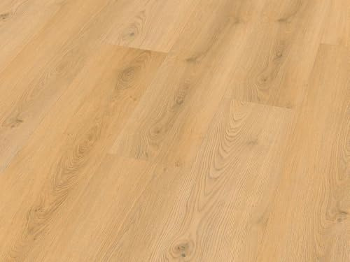 5 mm Click-Vinyl Vinylboden Vinyl CHECK One 2078 Burbach Eiche Breitdiele inkl. Trittschall Premium, NK42 - Maße: 1220 x 229 x 5 mm - VPE: 2,235 m²