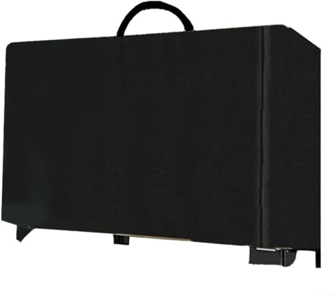 GLFLOW Housse de protection pour friteuse à air chaud et étanche à la poussière en tissu Oxford 420D pour appareil de cuisine Noir