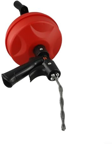 Taladro eléctrico compatible con taladro de drenaje de 5 m, herramienta de serpiente de doble propósito, destapa eficientemente tuberías de 3/4 a 2 pulgadas en hogares y negocios