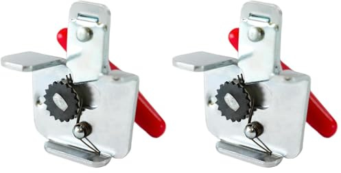 Rigamonti Apriscatole Professional – Apriscatole Manuale in Metallo – Impugnatura Ergonomica – Taglio Sicuro e Preciso – Scatola Singola (Confezione da 2)