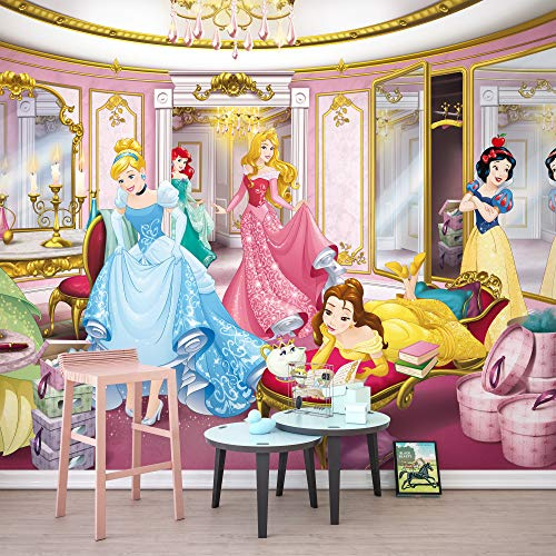 Photo Murale sur Papier, 368cm x 254cm, Disney Princess Miroir