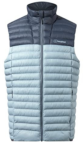 Berghaus Men's Vaskye Synthetic Insulated Jacket | Extra Warm | Durable Coat | Lightweight Design | Puffer Jacket, Grey Pinstripe, 2XL