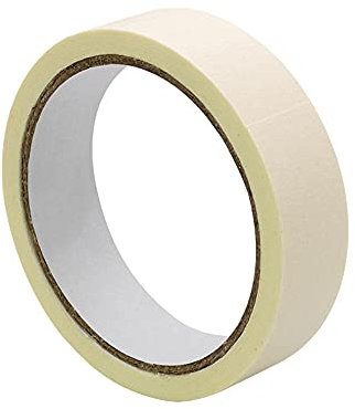 Zoyay Dünnes Malerkrepp, Abdeckband, Malerband, Kreppband, Universell einsetzbar für Saubere Kanten beim Streichen Innenwand & Lackieren Auto Malerarbeiten-cremig weiß * 10 stücke_20mm * 20m