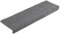 vidaXL Tappetini per Scale autoadesivi 5 pz 65x21x4 cm Grigio Chiaro Bordo Rettangolare