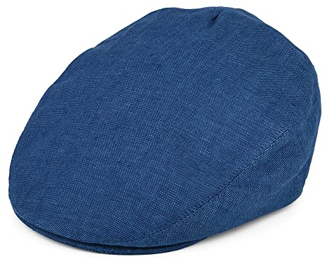 Failsworth Hats Irish Linen Flat Cap - Khaki