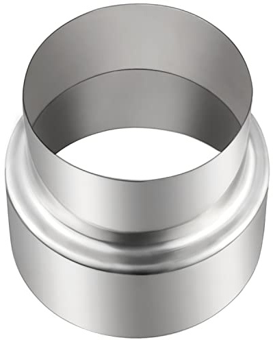 Riduzione Canna Fumaria Tubo Stufa Riduttore Riduzione Tubo Stufa Soffiato 120 mm a 100 mm Tubo Di Scarico in Acciaio Inox (120 mm a 100 mm)
