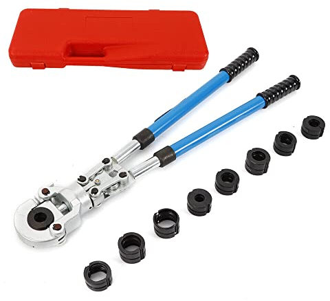 Pince à sertir professionnelle pour tube en cuivre composite Tête pivotante en V Contour en V Pince à sertir Composite Ce kit de contour Th&V
