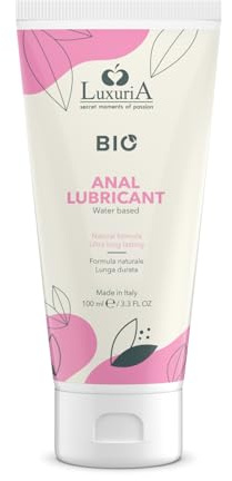 INTIMATELINE | Luxuria BIO Anal-Gleitgel 100 ml | Organisches Gleitgel auf Wasserbasis für Analverkehr, natürliche Extrakte, tiefe Feuchtigkeitsversorgung