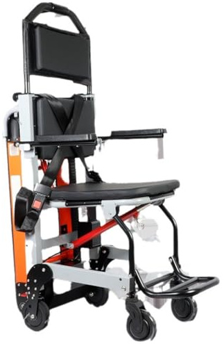 XZLZMYP Elektrischer Rollstuhl-Treppenlift Tragbarer Elektrische Rollstühle Für Ältere Menschen Zum Treppensteiger Leichter Mobiler Treppenlift Patienten-Transporthilfe Für Behinderte