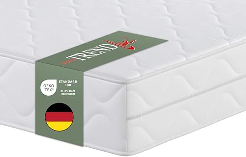 Badenia Trendline BT 100 2 in 1 Duo orthopädische 7-Zonen Komfortmatratze, Härtegrad 3 und 4, 80 x 200 cm, Öko-Tex Zertifiziert, produziert nach deutschem Qualitätsstandard